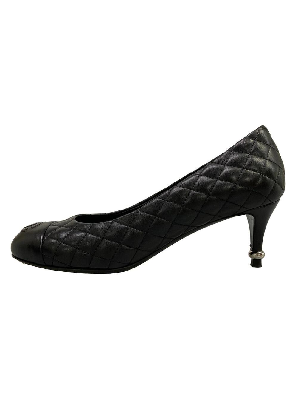 Chanel Black Lambskin Women's Pumps #339832C80B